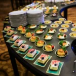 high-angle-view-various-food-table